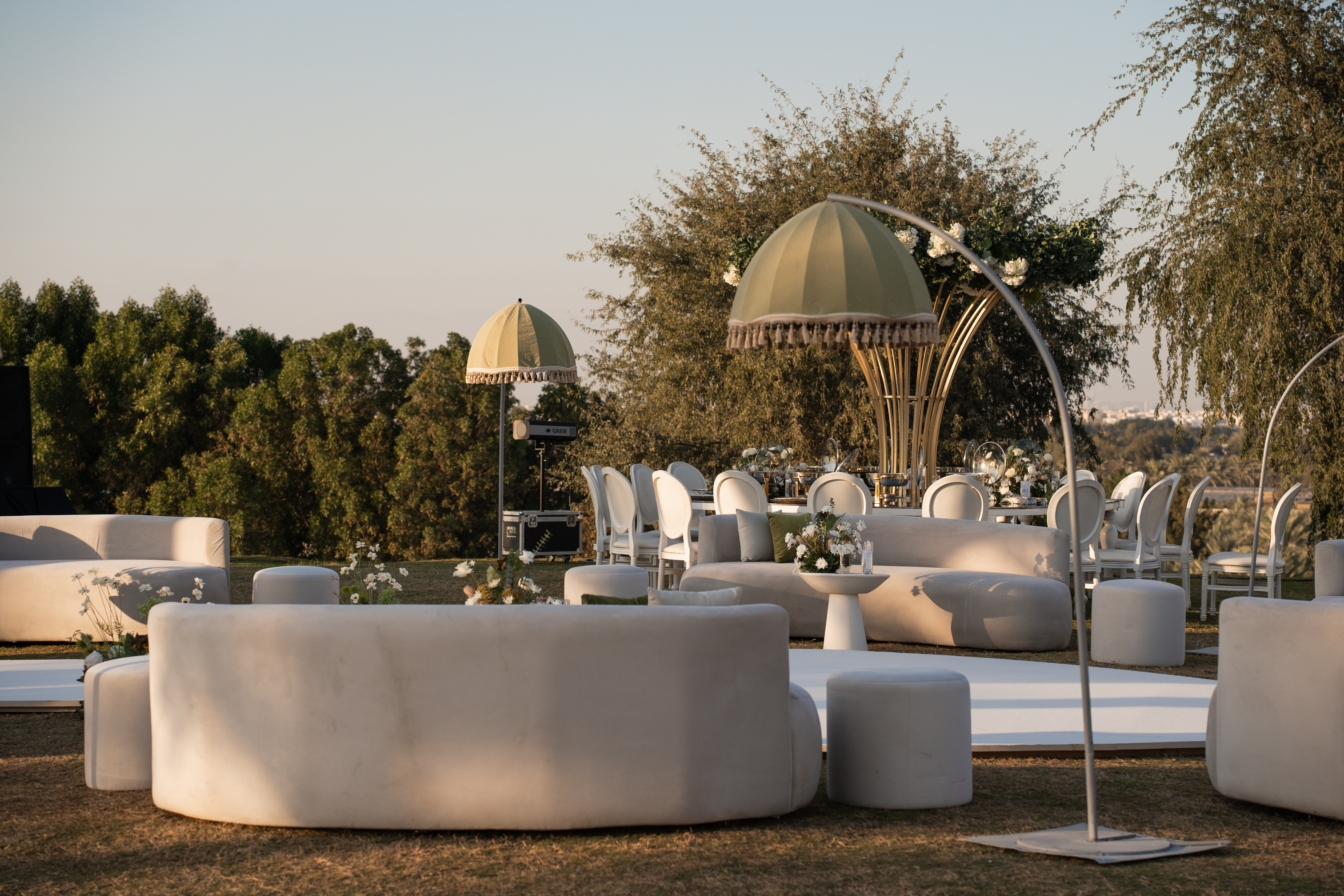 Tables and chairs styling